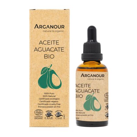 Arganour Aceite Aguacate Bio Aceite esencial de aguacate 100% natural 50 ml