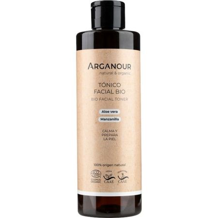 Arganour Tónico Facial Bio Tónico facial 100% natural refresca y calma tonificando y purificando la piel 250 ml