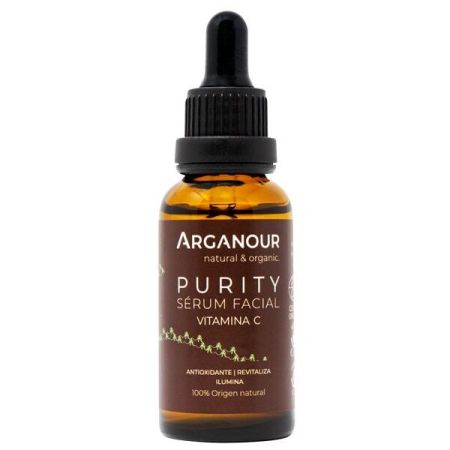 Arganour Purity Sérum Facial Vitamina C Sérum facial antimanchas y antiedad 100% natural 30 ml