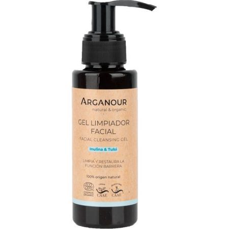 Arganour Gel Limpiador Facial Jabón facial desmaquillante en profundidad 100% natural 100 ml