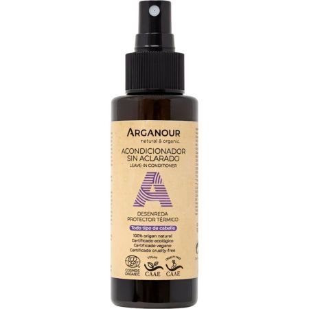 Arganour Acondicionador Sin Aclarado Desenredante Y Protector Térmico Acondicionador desenreda evita el encrespamiento y protege del daño térmico 100 ml