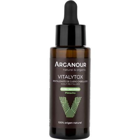 Arganour Vitalytox Revitalizante De Cuero Cabelludo Revitalizante capilar exfolia purifica y equilibra la microbiota del cuero cabelludo 50 ml