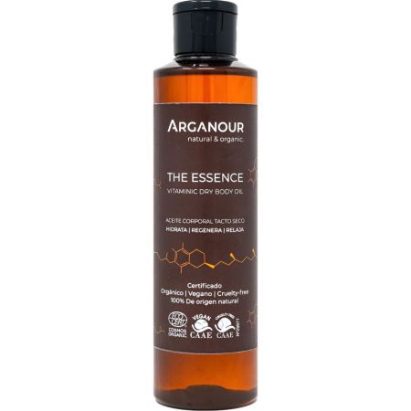 Arganour The Essence Vitaminic Dry Body Oil Aceite corporal de aceite de argán y aceite de jojoba 100% natural 200 ml