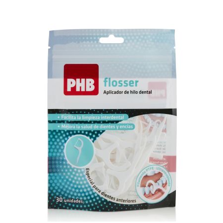 Phb Flosser Aplicador De Hilo Aplicador de hilo dental facilita la limpieza interdental 30 uds