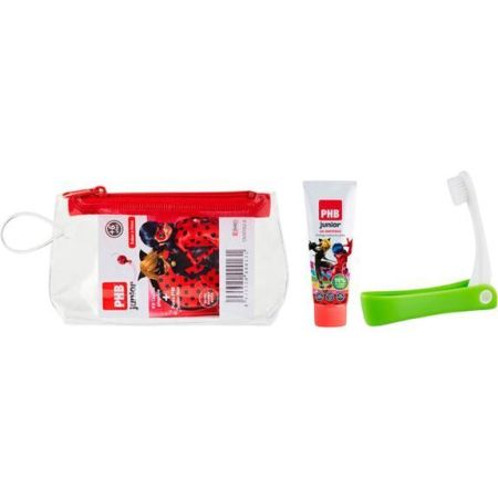 Phb Junior Lady Bug Neceser Set de higiene dental infantil