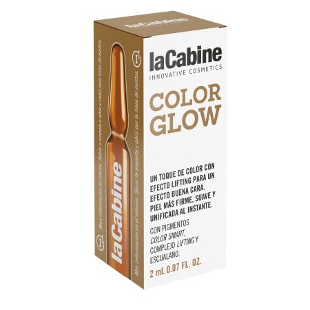 Lacabine Ampolla Color Glow Ampolla concentrada con ligero toque de color y efecto lifting piel más firme suave unificada y lisa 2 ml