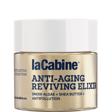 Lacabine Anti-Aging Reviving Elixir Facial Cream Crema antiedad correctora de arrugas y manchas ofrece piel visiblemente más iluminada y rejuvenecida 50 ml