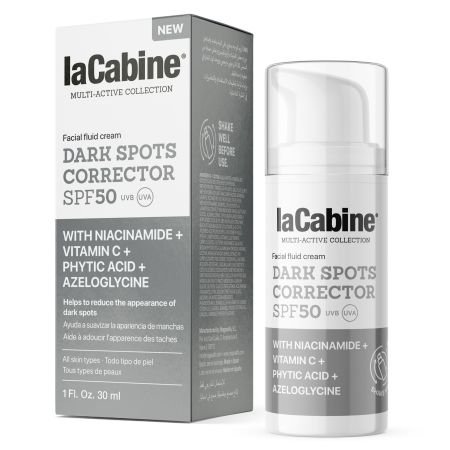 Lacabine Dark Spots Corrector Spf 50 Crema de día ayuda a unificar el tono ilumina y protege 30 ml