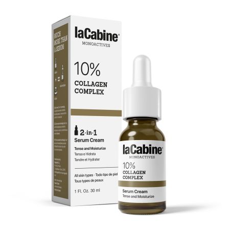 Lacabine Monoactives 10% Collagen Complex 2-In-1 Serum Cream Sérum y crema ayuda a remodelar para una piel reafirmada 30 ml