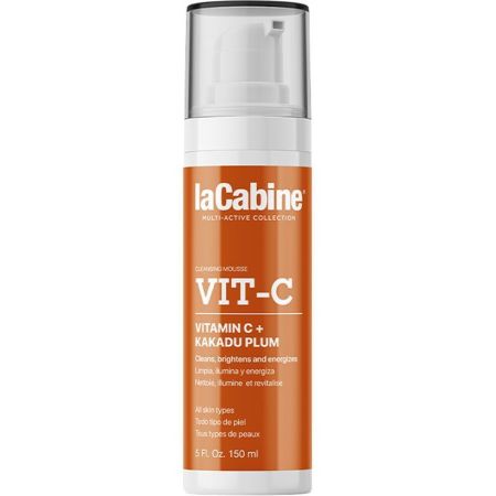 Lacabine Vit-C Cleansing Mousse Espuma limpiadora facial limpia ilumina y energiza 150 ml