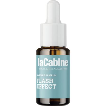 Lacabine Flash Effect Ampoule In Serum Sérum concentrado renueva la piel y suaviza la aparencia de líneas textura y manchas
