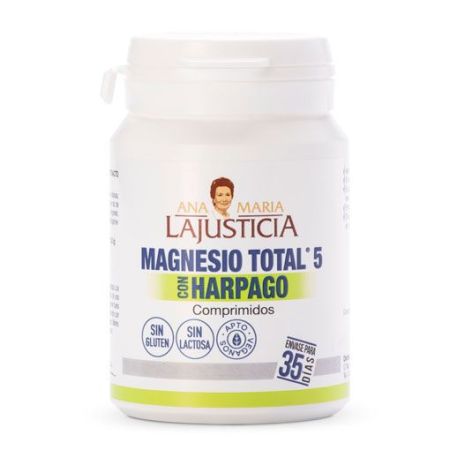 Ana Maria La Justicia Complemento Alimenticio Magnesio Total 5 Con Harpago Complemento alimenticio contribuye a disminuir el cansancio y la fatiga 70 uds
