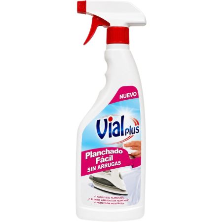 Vialplus Planchado Fácil Sin Arrugas Spray de planchado elimina arrugas ofreciendo apresto al instante y ropa perfumada 750 ml