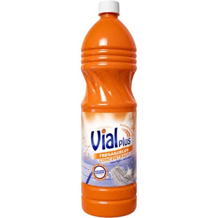 Vialplus Fregasuelos Concentrado Naranja Fregasuelos concentrado limpia y perfuma tu hogar 1500 ml