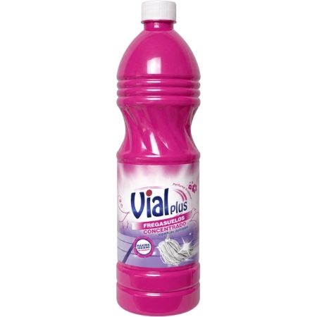 Vialplus Fregasuelos Concentrado Fucsia Fregasuelos concentrado limpia y perfuma tu hogar 1500 ml