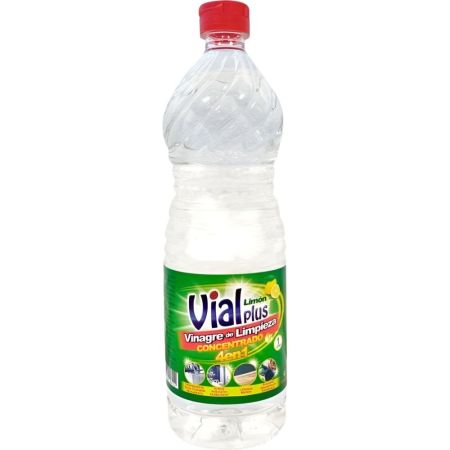 Vialplus Vinagre De Limpieza Concentrado 4 En 1 Vinagre de limpieza concentrado multiusos aroma a limón 1000 ml