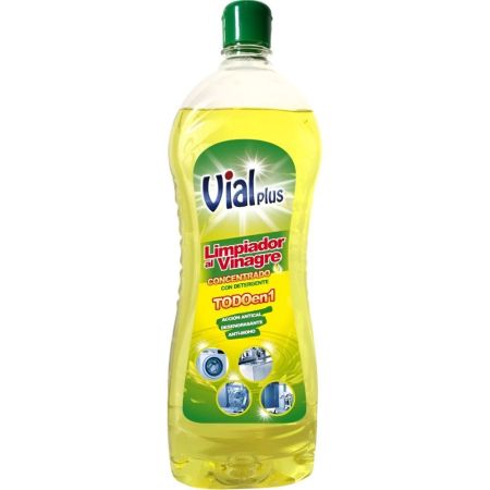 Vialplus Limpiador Al Vinagre Concentrado Todo En 1 Limpiador al vinagre multiusos concentrado con detergente 1250 ml