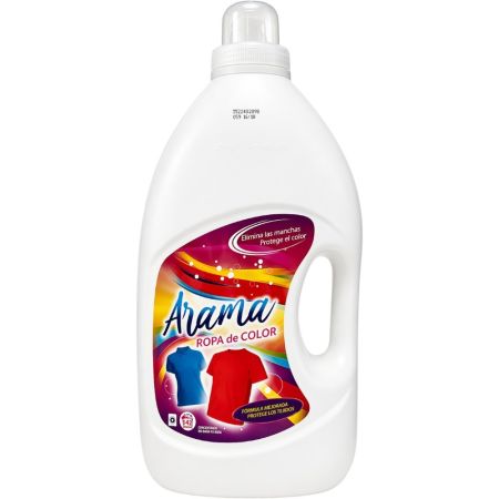 Arama Detergente Ropa De Color Detergente líquido elimina manchas y protege el color 40 lavados 3000 ml