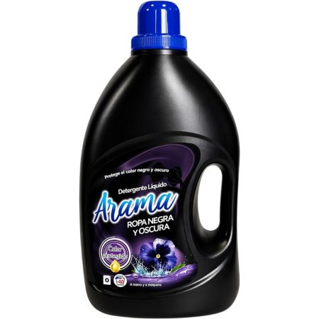 Arama Ropa Negra Y Oscura Detergente Líquido Detergente líquido protector del color negro y oscuro 40 lavados 3000 ml