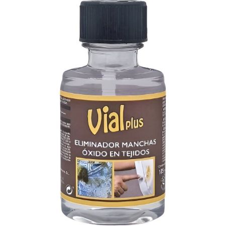 Vialplus Eliminador Manchas Óxido En Tejidos Quitamanchas de óxido para ropa y tejidos no daña 125 ml