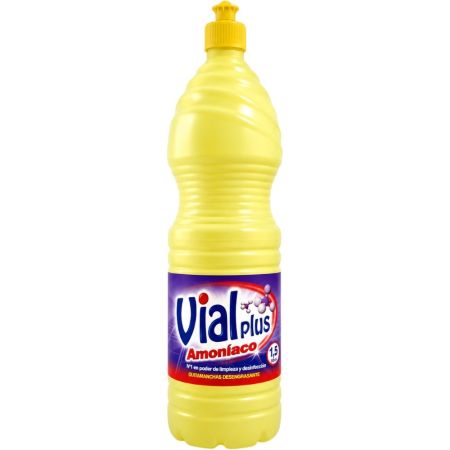 Vialplus Amoníaco Amoníaco desinfectante quitamanchas y desengrasante 1500 ml