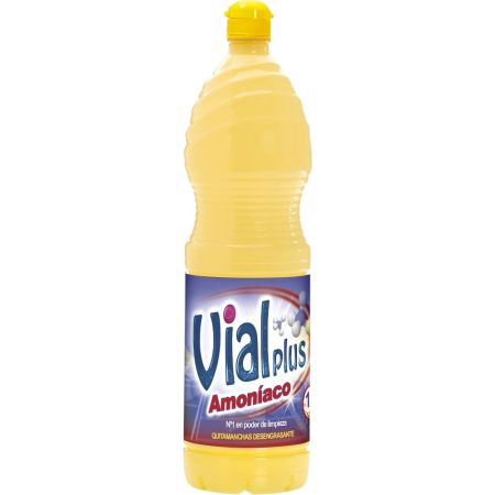 Vialplus Amoníaco Amoníaco desinfectante quitamanchas y desengrasante 1500 ml