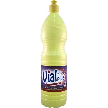 Vialplus Amoníaco Amoníaco desinfectante quitamanchas y desengrasante 1500 ml