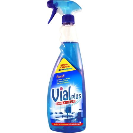 Vialplus Limpiador Multiusos 3 En 1 Limpiador multiusos ultrabrillante elimina residuos 1000 ml