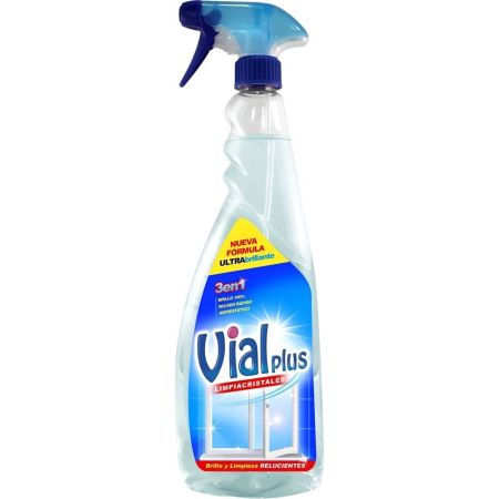 Vialplus Limpiacristales 3 En 1 Limpiacristales multiusos ultrabrillante elimina residuos 1000 ml
