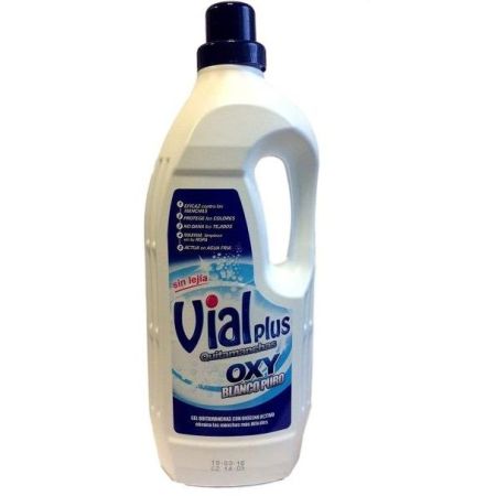 Vialplus Onyx Blanco Puro Quitamanchas Quitamanchas y blanqueador acaba con las manchas en un solo lavado sin lejía 2000 ml