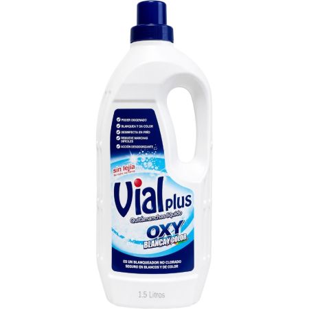 Vialplus Onyx Blanco Puro Quitamanchas Quitamanchas y blanqueador acaba con las manchas en un solo lavado sin lejía 2000 ml