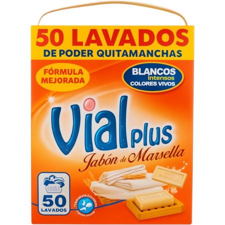 Vialplus Jabón De Marsella Detergente Detergente en polvo con ingredientes naturales ofrece limpieza profunda y fragancia fresca