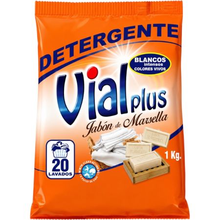 Vialplus Jabón De Marsella Detergente Detergente en polvo con ingredientes naturales ofrece limpieza profunda y fragancia fresca