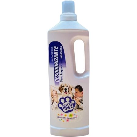 Nutri-Pet Fregasuelos Desodorizante Para Hogares Con Mascotas Fregasuelos desodorizante elimina malos olores 1000 ml