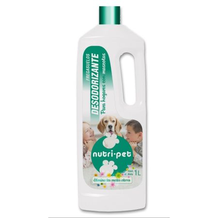 Nutri-Pet Fregasuelos Desodorizante Para Hogares Con Mascotas Fregasuelos desodorizante elimina malos olores 1000 ml