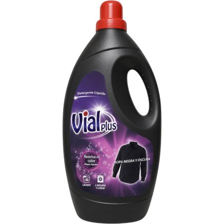 Vialplus Ropa Negra Y Oscura Detergente Líquido Detergente líquido para ropa negra y oscura 50 lavados 3000 ml