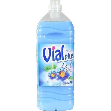 Vialplus Azul Clásica Suavizante Concentrado Suavizante concentrado para suavidad y frescura 80 lavados 2000 ml