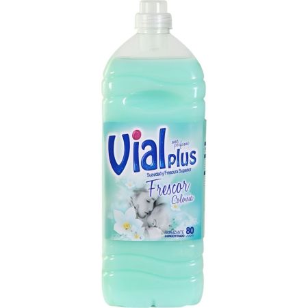 Vialplus Frescor Colonia Suavizante Concentrado Suavizante concentrado ofrece suavidad y fescura 80 lavados 2000 ml