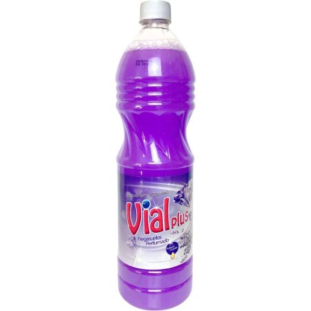 Vialplus Fregasuelos Perfumado Lavanda Fregasuelos perfumado limpia intensamente efecto brillante y duradero 1500 ml