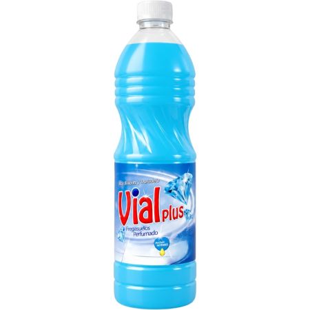 Vialplus Fregasuelos Perfumado Marino Fregasuelos perfumado limpia intensamente efecto brillante y duradero 1500 ml