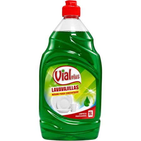 Vialplus Lavavajillas Lavavajillas a mano máximo poder concentrado fórmula ultra brillante 1000 ml