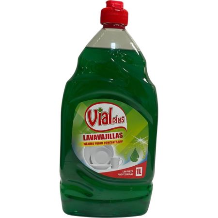 Vialplus Lavavajillas Lavavajillas a mano máximo poder concentrado fórmula ultra brillante 1000 ml