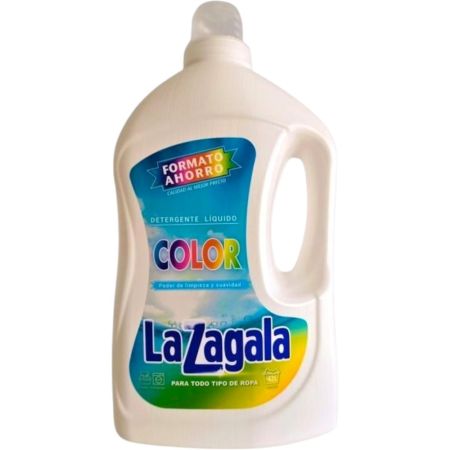 La Zagala Color Detergente Líquido Formato Ahorro Detergente líquido para todo tipo de ropa ofrece limpieza y cuidado eficaz 42 lavados 3000 ml