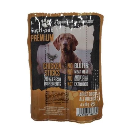 Nutri-Pet Premium Chicken Sticks Sticks de pollo para perros beneficiosos para su organismo 40 gr