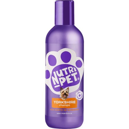 Nutri-Pet Yorkshire Champú Champú para perros yorkshire sin alérgenos y con aceite de almendra 500 ml