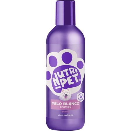 Nutri-Pet Pelo Blanco Champú Champú suave para perros de pelo blanco blanquea unificando la tonalidad 500 ml