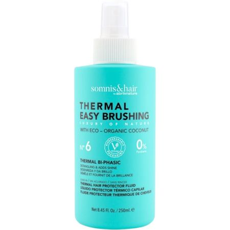 Somnis&Hair Thermal Easy Brushing Nº6 Líquido Protector Térmico Capilar Protector térmico facilita el peinado eliminando nudos y enredos proprocionando hidratación 250 ml