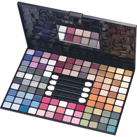 Mya Cosmetics Set Sombras Paleta de maquillaje con colores vibrantes ideales para experimentar y combinar diferentes estilos 110 tonos