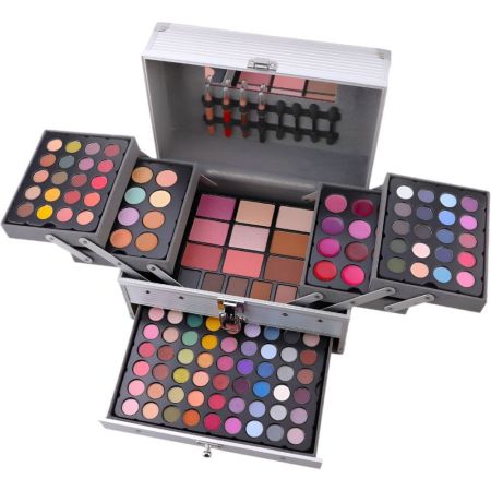 Mya Travel Professional 168 Colores Maletín Maletín de maquillaje profesional con gran poder de pigmentación y durabilidad