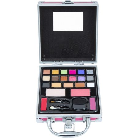Mya Cosmetics Travel Soft Red Maletín Maletín de maquillaje profesional con una moderna e irresistible selección de colores